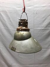 Vintage Department Store  Permaflector Silver Mercury Glass Shade Old 892-23B