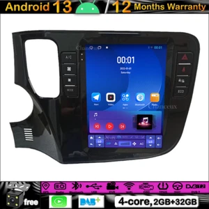 Autoradio 9,7" Android 13 DAB BT GPS SAT Navi WIFI per Mitsubishi Outlander 13-21 - Foto 1 di 12