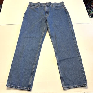 Levis 550 Jeans Herren 38x34 Blau Dark Wash Denim Straight Leg 100% Baumwolle - Bild 1 von 7