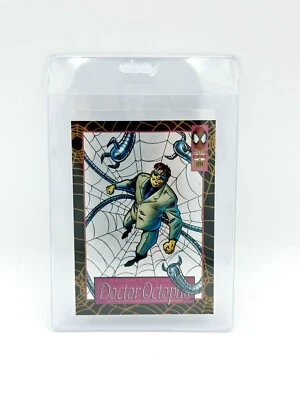 DR. OCTOPUS 1994 Fleer Marvel Spider-Man SUSPENDED ANIMATION Insert #9 of 12 - Image 1 of 2