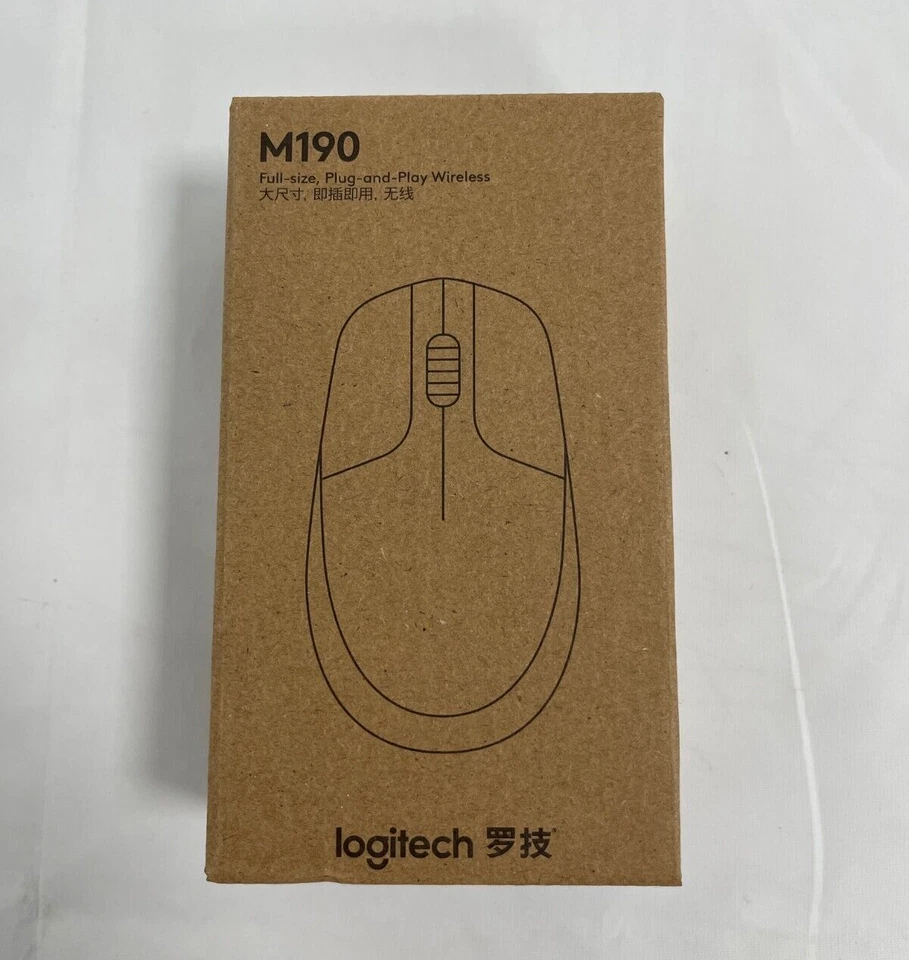 Logitech M190 Wireless Mouse Ergonomic 1000DPI