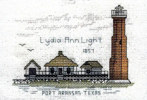 Cross Stitch Kit ~ Historic Lighthouse Lydia Ann Light, TX #HD238 OOP SALE! - Picture 1 of 3
