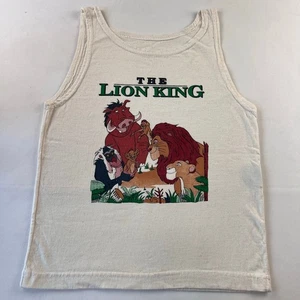 The Lion King Screen Print Vintage Kids Tank top Large 8/10 Funwear tag - Picture 1 of 7