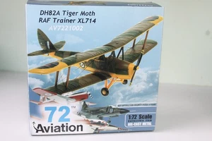 AVIATION 72 1:72 DH-82A TIGER MOTH - RAF TRAINER XL714 AV7221002 - Picture 1 of 3