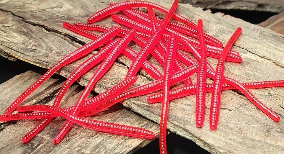 CHERRY SEED (20) TROUT WORM BASS CRAPPIE - High Hopes Baits* — 第 1/1 张图片