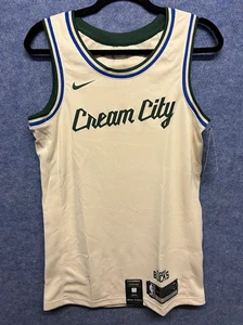 Nike NBA Milwaukee Bucks Trikot Swingman Größe S Cream City Jersey - Bild 1 von 3
