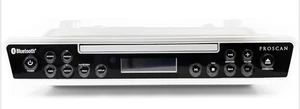 PROSCAN ELITE under Counter CD Player with Clock Radio and Bluetooth Silver - Picture 1 of 2