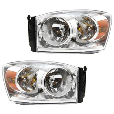 For Dodge Ram 5500 2006-2008 Headlight Assembly Driver and Passenger Side | Pair Foto 1 de 4
