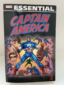 Marvel Comics Essential Captain America Vol. 3 SC TPB #127-156 Falcon Bucky EUC - Bild 1 von 3
