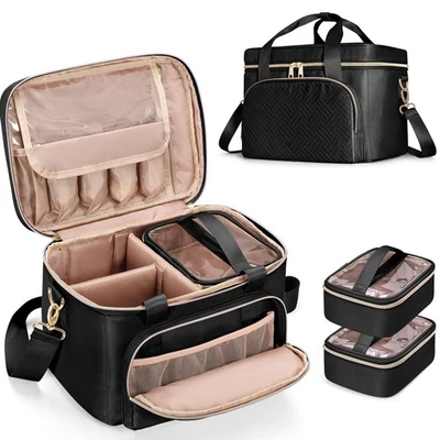 Sewing Storage Organizer with 2 Detachable Cases, Large Sewing Supplies Bag f... - Image 1 of 4