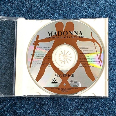 MADONNA NOTHING REALLY MATTERS PROMO CD SINGLE US 1999 MAVERICK 9 TRACKS - Image 1 of 4
