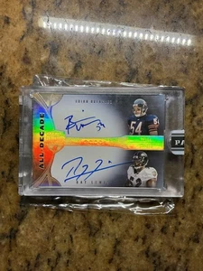 2021 Eminence Ray Lewis Brian Urlacher Dual On Card Black Box Encased Auto 1/1 - Picture 1 of 9