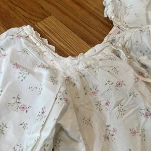 Victoria’s Secret Romantic Long Country Prairie Cottagecore Cotton Nightgown S - Picture 1 of 5