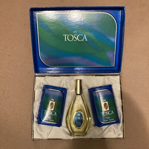 Tosca 1255 Set Eau de Cologne 4711 Geschenkkarton 2xLuxusseife + Parfüm Vintage - Bild 1 von 8