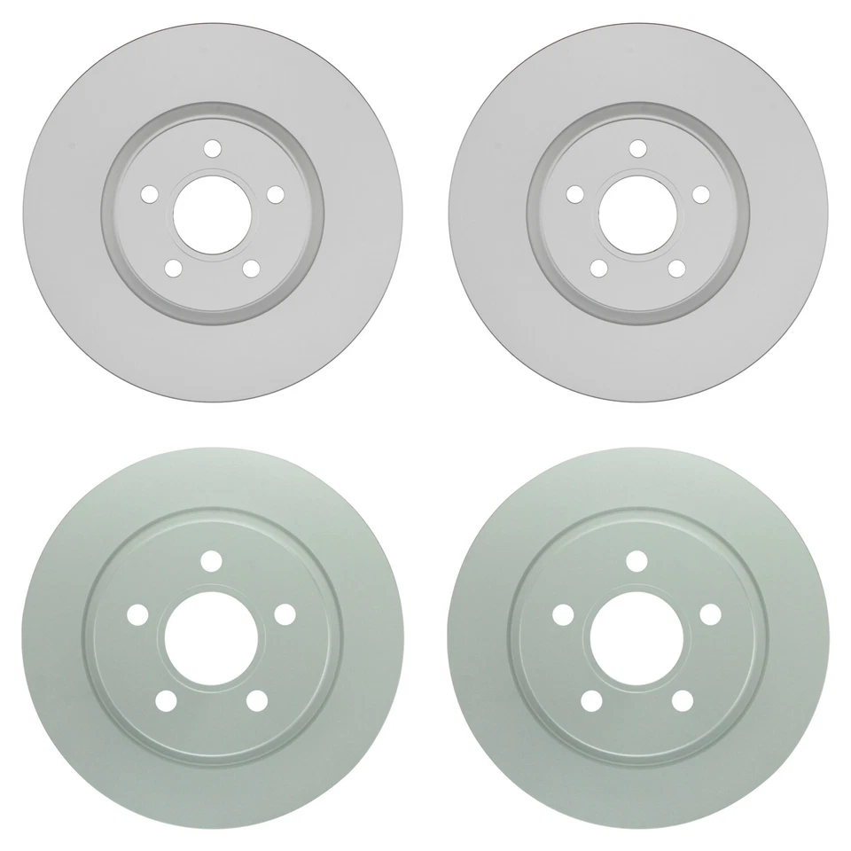 Bosch QuietCast Front and Rear Rotors Disc Brake Pad Kit For Volvo C70 S40 V50 - Image 1 of 1