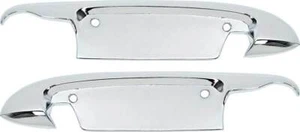 For 1952-59 Chevrolet/GMC Truck; Outer Door Handle Scuff Plates; Chrome - Picture 1 of 1