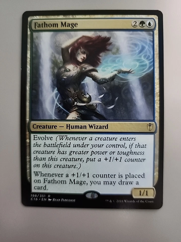 MTG Fathom Mage Commander 2016 198/351 Regular Rare - Image 1 of 1