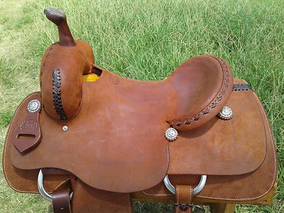 16" Spur Saddlery Cutting Saddle - Made in Texas - Image 1 of 4