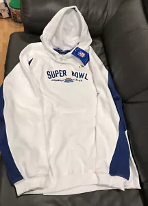 SUPER BOWL XXXIX JACKSONVILLE FLORIDA REEBOK HOODIE SWEATSHIRT XL Neu mit Etikett - Bild 1 von 12