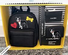 Marc Tetro Gift Set - French Bulldog Mini Backpack, Wallet, & Card Holder