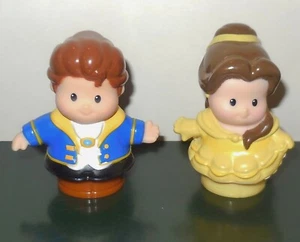 Fisher Price Little People Disney Prinzessin Schönheit Belle Prinz Biest Hochzeit Posten - Bild 1 von 7