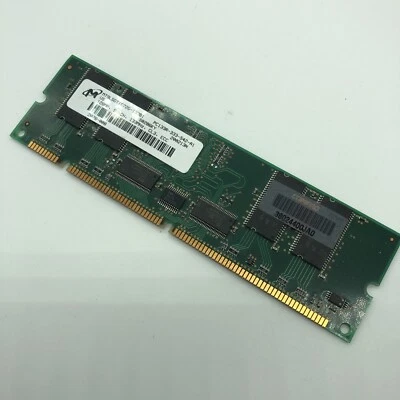 128MB PC-133 168-Pin ECC DIMM Memory Module (16x72) 128 MEG PC133 Micron Samsung - Image 1 of 4