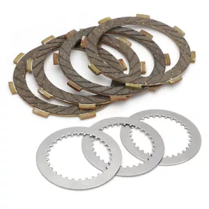 For Kawasaki Ke100 1976- 2001 / Kh100 1976 - 1977 Clutch Friction & Steel Plates - Picture 1 of 10
