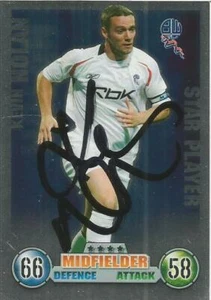 KEVIN NOLAN* SIGNED BOLTON 2007/2008 MATCH ATTAX TRADING CARD+COA - Picture 1 of 1