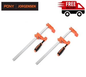 Jorgensen 2-teiliges Set F-Klemme 12" EZ-Hold verstellbarer Schnellspannhebel - Bild 1 von 2