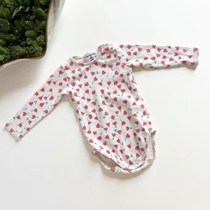Bobo Choses Flowers All Over Long Sleeve Bodysuit | 6-12m - Picture 1 of 5
