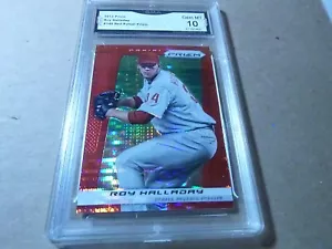 ROY HALLADAY PHILLIES 2013 PRIZM RED PULSAR PRIZM # 149 GRADED 10 L@@@K - Picture 1 of 2