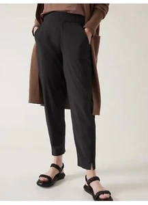 Athleta Brooklyn Ankle Pant 6T Small Tall ST schwarz Hose #198671 NEU - Bild 1 von 5