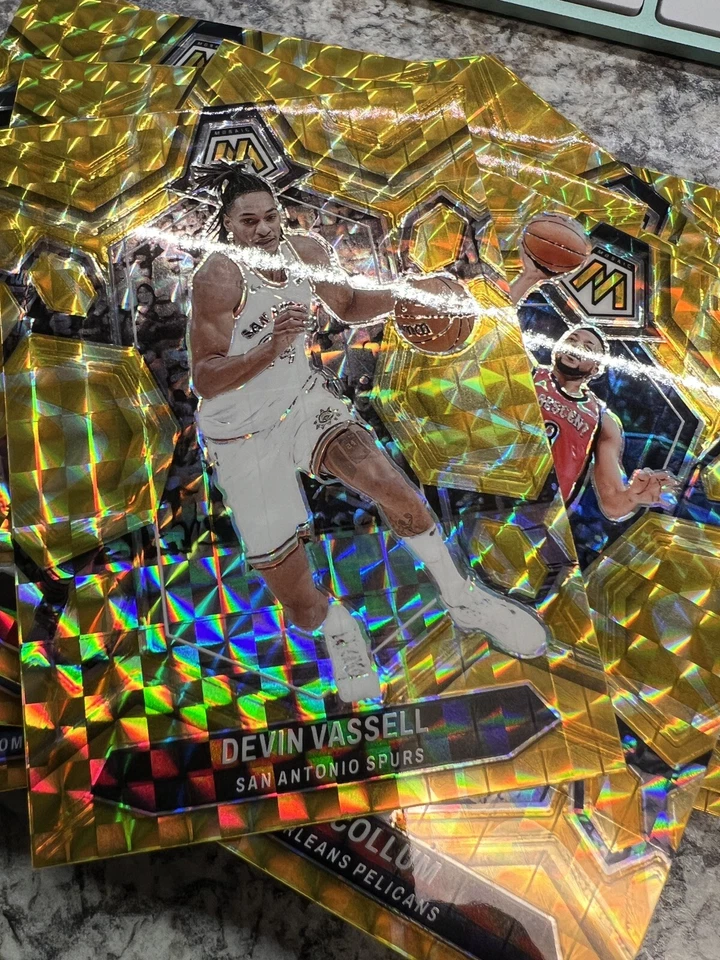 2023-24 PANINI MOSAIC NBA REACTIVE YELLOW PARALLEL - YOU PICK  COMPLETE YOUR SET - Image 1 of 1