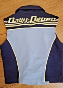 Daily Paper vest Very nice! size xs 4-6 boys or girls blue. zipper front - Picture 1 of 5