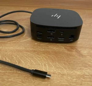 HP USB-C Dock G5 Dockingstation - Schwarz inkl. 120W HP Netzteil - Bild 1 von 3