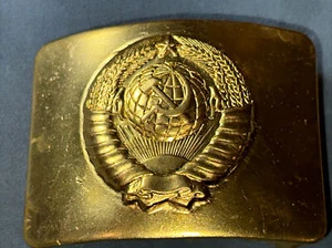 USSR MINISTRY of the Interior a BUCKLE with USSR COAT for a Police BELT - Picture 1 of 11