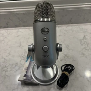 Blue THX Certified Condenser Microphone Silver Pro Studio Mic - Picture 1 of 6
