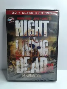 Brand new SEALED 2012 DVD Night of the Living Dead: Re-Animation 2D + 3D rated R - Picture 1 of 4