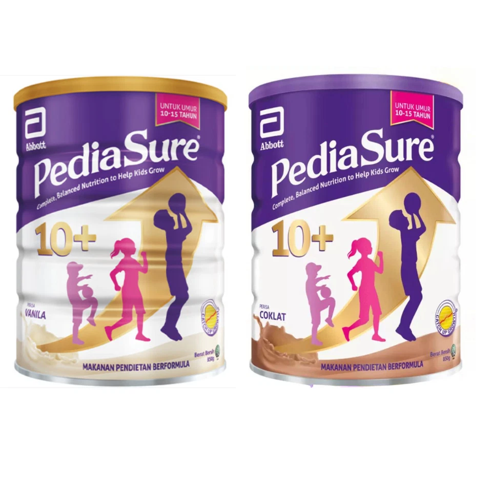 1 X Pedia Sure 10+Optiheight Chocolate/Vainilla Aumento Altura 10-15 Años Antigüedad Foto 1 de 4