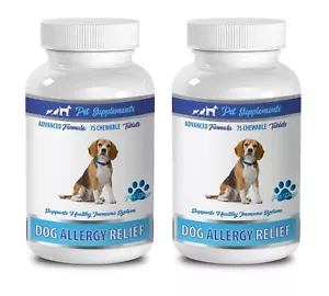 allergies dog - DOG ALLERGY RELIEF - CHEWABLE - dog turmeric supplement - 2B - Picture 1 of 7