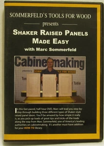 Marc Sommerfeld Tools For Wood Shaker Raised Panels Made Easy 2007 DVD Excellent - Bild 1 von 3