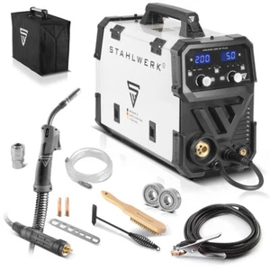 STAHLWERK Schweißgerät MIG MAG 200 ST PLUS 200 A Schutzgas Schweißgerät Inverter - Bild 1 von 11