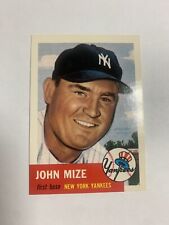 1991 Topps 1953 Archive John Mize New York Yankees REPRINT