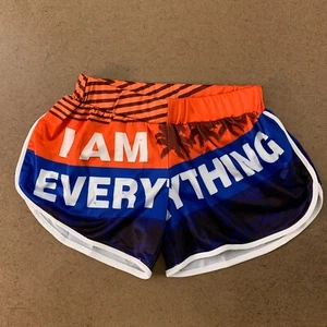 Youth Size Medium Colorful I Am Everything Graphic Athletic Shorts New - Picture 1 of 5