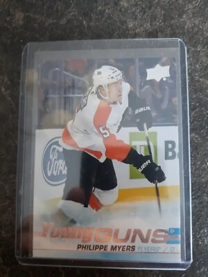 2019-20 Upper Deck Series 1 Young Guns Philippe Myers YG RC Card# 221 - Image 1 of 2