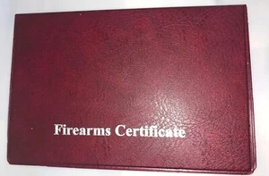 SINGLE BORGOÑA -- CERTIFICADO DE ARMAS DE FUEGO IMPRESO / TITULAR DE LICENCIA/BILLETERA - SGC/FAC - Imagen 1 de 2
