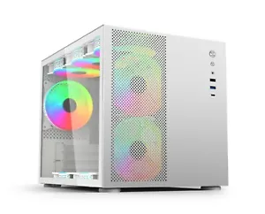 PC Gaming / Office Computer Case - iONZ KZ-33T Vault  Dual Chamber MATX, Type-C - Picture 1 of 10