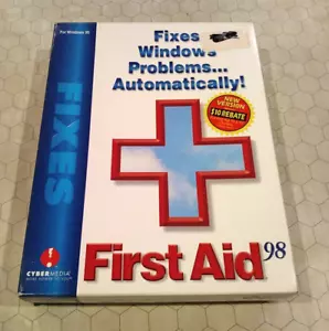 Cybermedia First Aid 98, Windows 95 CD-ROM, 1997 - Picture 1 of 7
