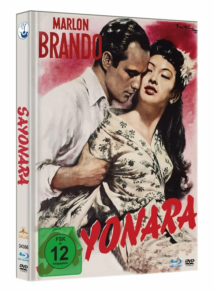 Mediabook SAYONARA Patricia Owens MARLON BRANDO James Garner BLU-RAY + DVD New - Image 1 of 1