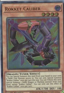 YUGIOH HOLO CARD 1 X  ROKKET CALIBER BODE-EN001 1ST EDITION - Picture 1 of 1